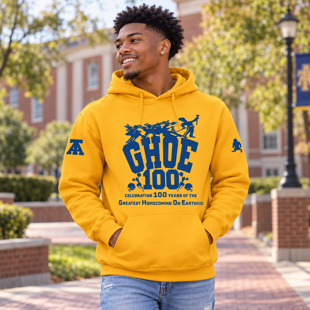 GHOE 100 Gold Hoodie