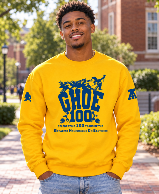 GHOE 100 Gold Crewneck Sweatshirt